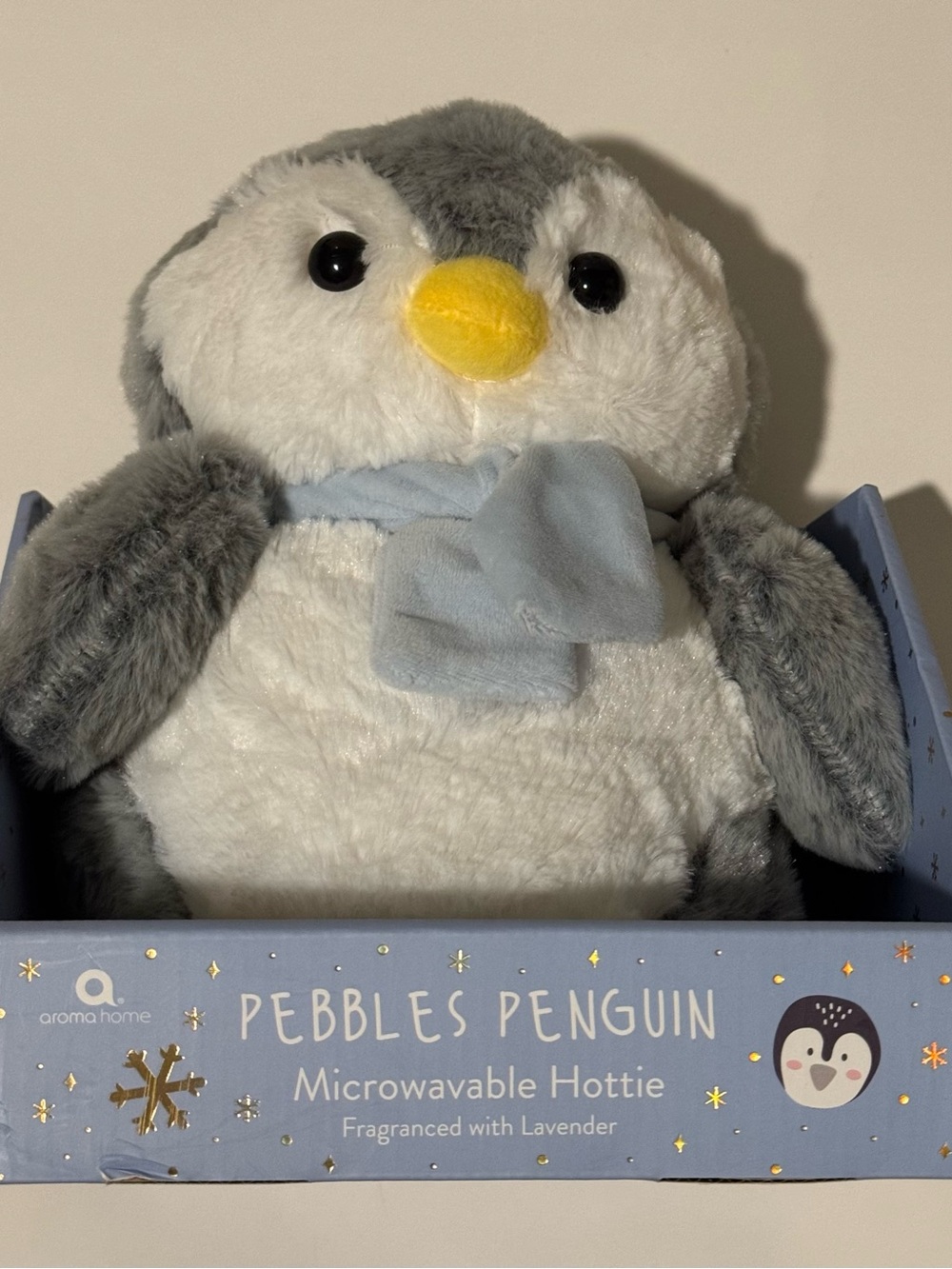 Aroma Home Pebbles Penguin Plush Microwaveable Hottie